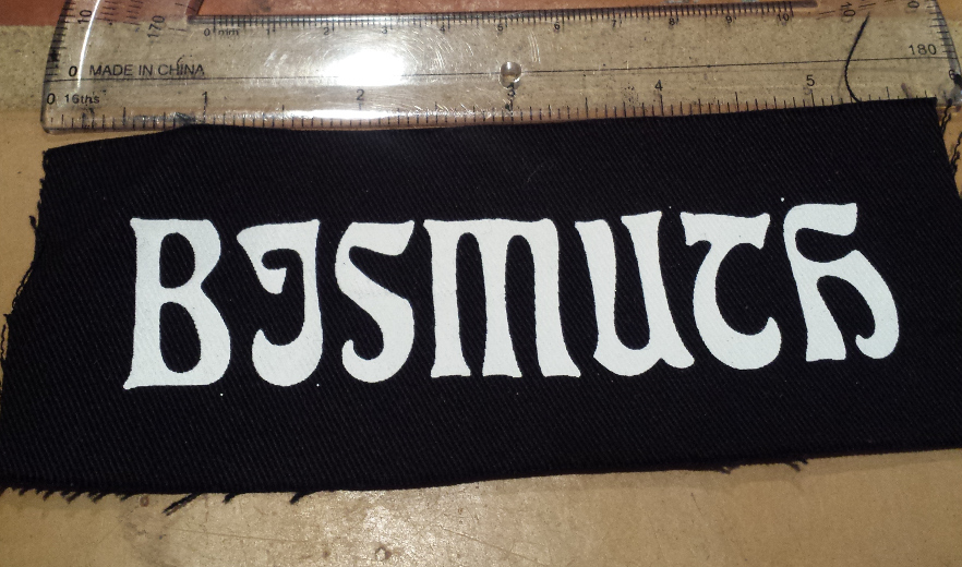Bismuth logo patch
