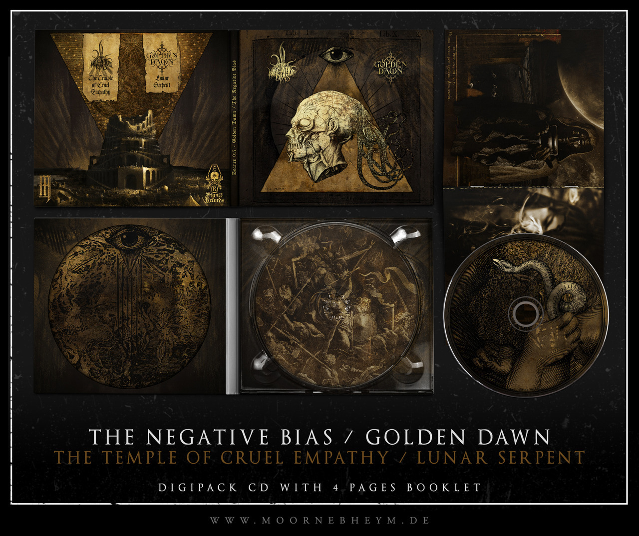 Golden Dawn / The Negative Bias split CD